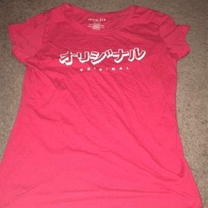 red "original" tshirt